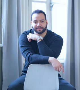 Portrait of author Ahmed Morsi